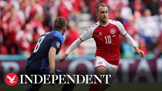 Christian Eriksen: Denmark midfielder collapses during Euro 2020 game