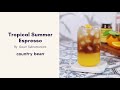 How to make summer espresso coffee cocktail recipe at home  country bean coffee