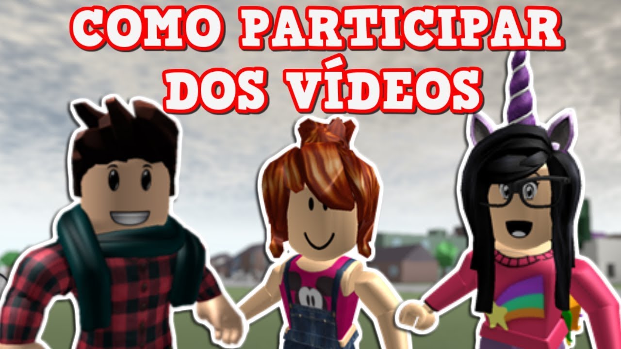 Como Jogar Roblox Com A Gente E Participar Dos Videos Youtube - jogar roblox games roblox corporation jogar roblox games roblox