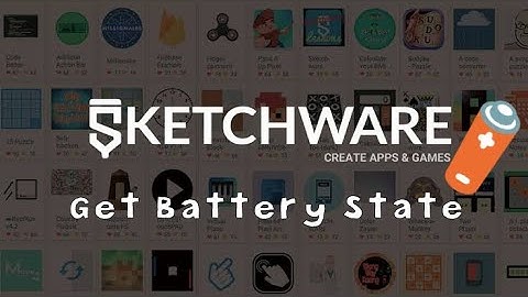 Get Battery State [Sketchware /with code]