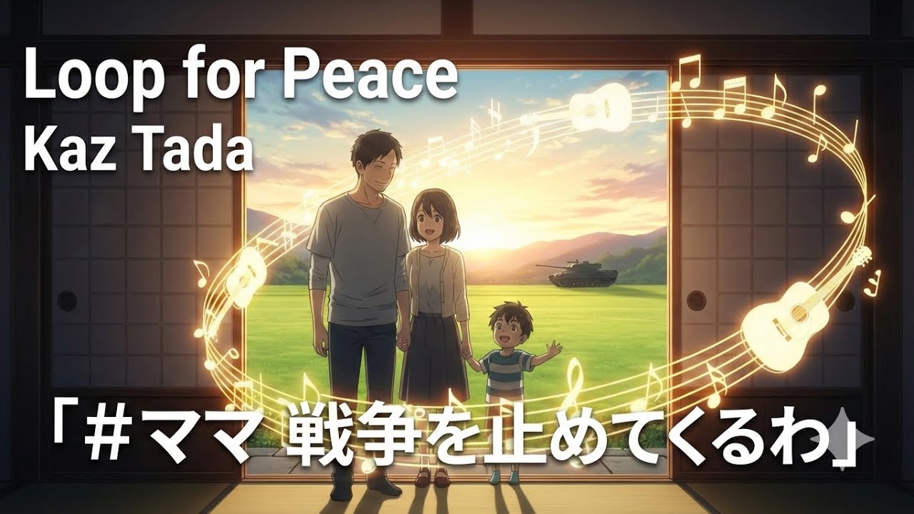 【オリジナル曲】ママ戦争止めてくるわ - Loop for Peace / Kaz Tada (AI Collaborative Demo ...