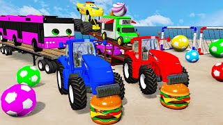 60+ Minutes Diy mini Mc Queen Car transforming to Mc Queen Container Model | Diy mini tractor screenshot 5