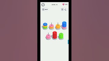 Color Hoop : Sort Puzzle Game level 18