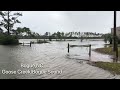 Hurricane Ian Storm Surge Bogue Sound, NC 9/30/22