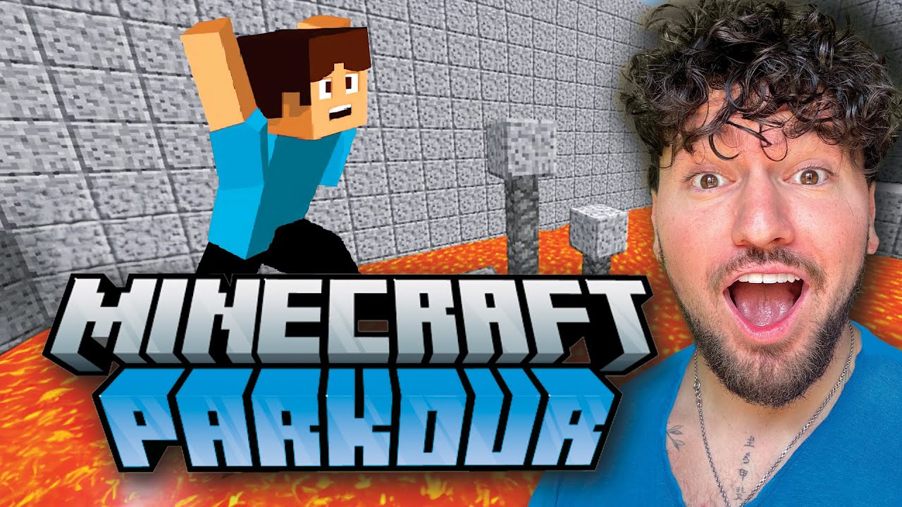 I sped run a Minecraft parkour challenge. (w/ Reggie, Rec and Crawford)