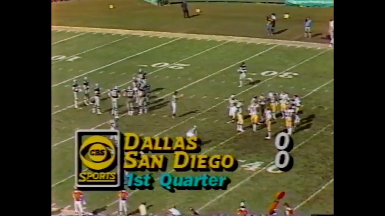 1983 Week 11 - Cowboys vs. Chargers