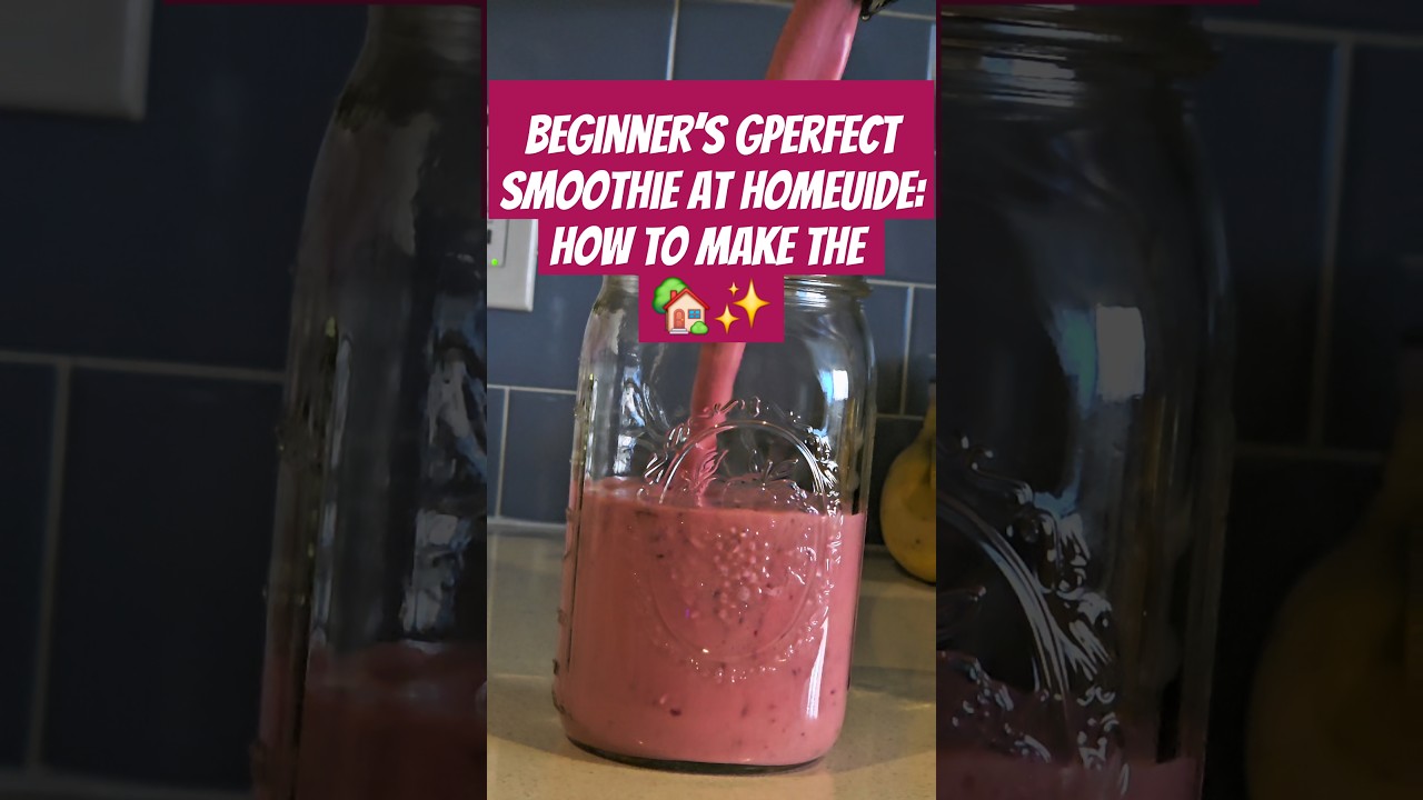 🍓✨Making smoothies at home has never been this simple!  