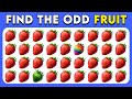 Find the ODD One Out - Fruit Edition 🍎🥑🍉 Easy, Medium, Hard - 60 Ultimate Levels Emoji Quiz