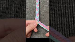 How to knit a 5-line-braid macrame Cómo trenzar una trenza de 5 cabos #diy #handmade #macrame #knot