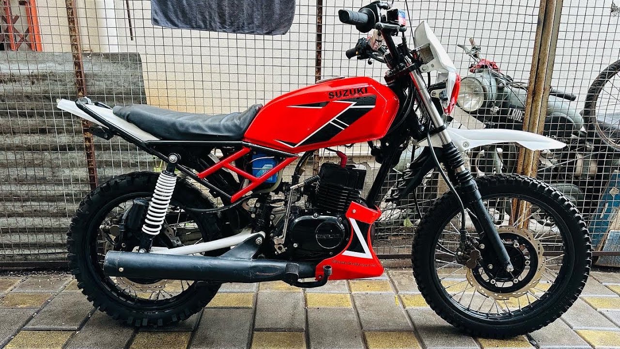 Suzuki Max100 Convert into Dirt Bike || Suzuki Max 100 Sound 🔥🔥🔥🔥 - YouTube