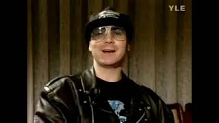Iron Maiden - Bruce Dickinson, Dave Murray & Janick Gers Interview Finnish TV 1990