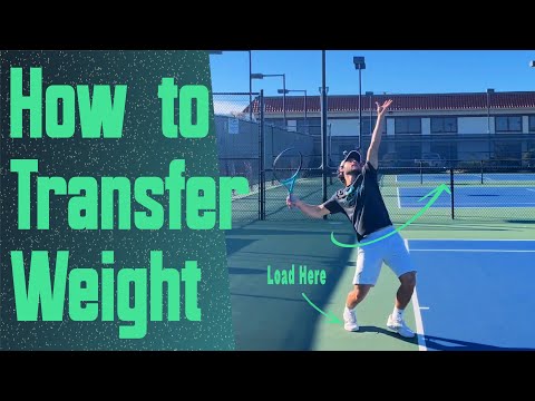 How to Transfer Weight Into Your Serve - Beginner to Advanced Players