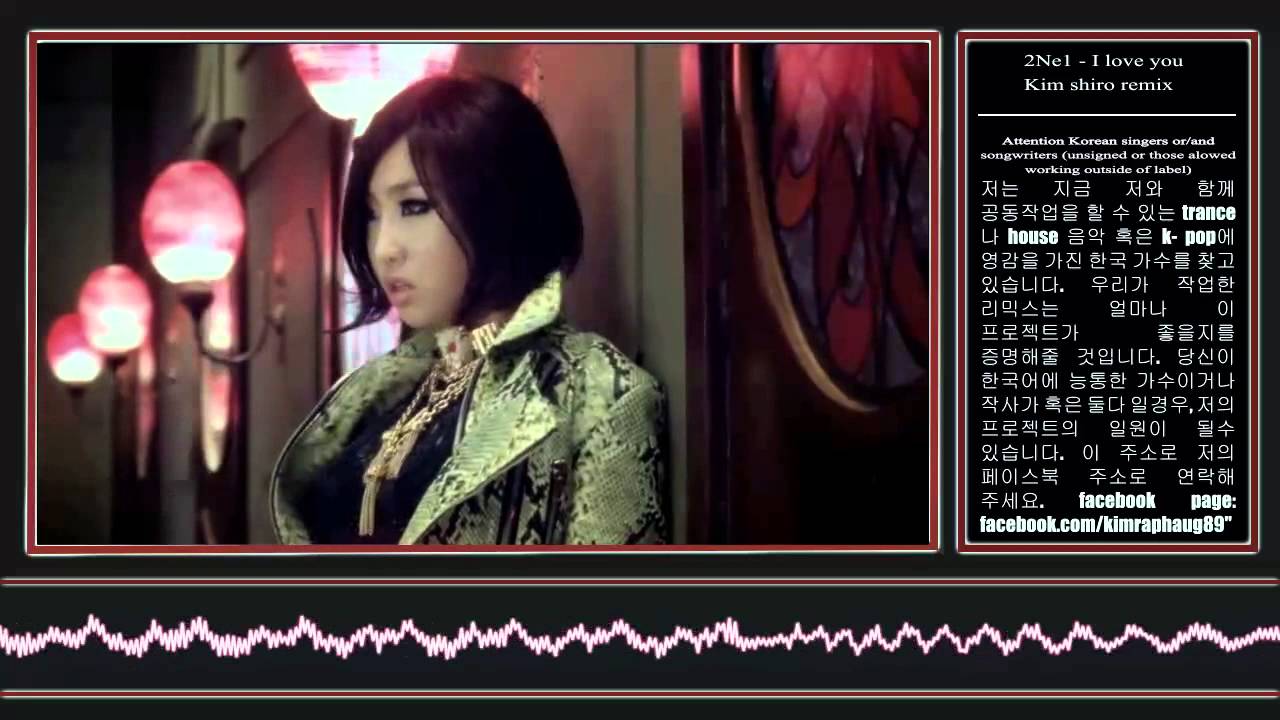 2NE1 - I love you (Kim Shiro remix)