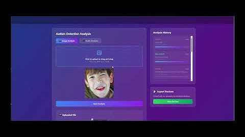 🧠 Autism Detection using Image & Audio | Deep Learning & AI | Final Year Project