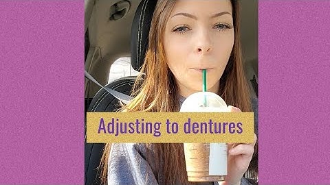 How long does it take to adjust to dentures?
