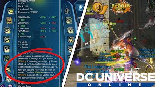 this CELESTIAL LOADOUT with the LERNAEAS AMULET is INSANE!! (DCUO Wonderverse)
