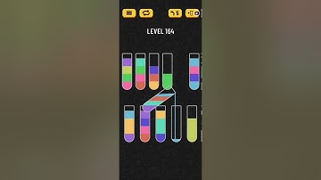 Water Sort Puzzle Level 164 Walkthrough Solution 💦
