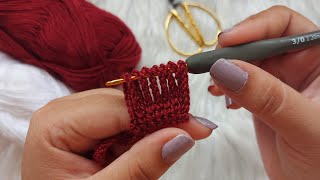 Lo vi y me enamore de este PATRÓN!! Teje esta ELEGANTE puntada de crochet, muy popular de YouTube