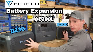 Bluetti Expansion Battery Packs How To AC200L, B230, B300