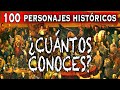 100 personajes históricos en un cuadro | ¿Cuántos conoces?