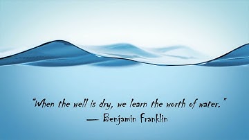 Water 💦 | Save Water Save Life | Presentation | PowerPoint