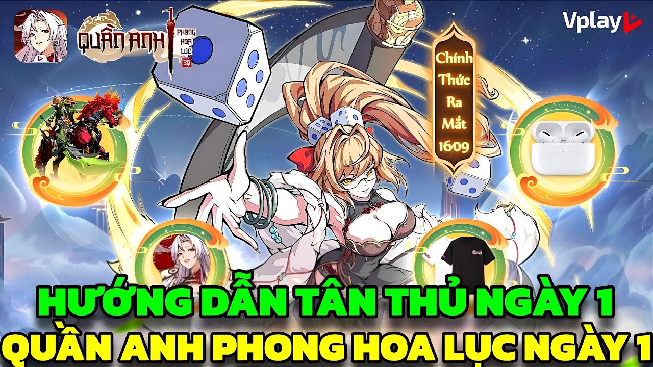Quần Anh Phong Hoa Lục Ngày 1 - Hướng Dẫn Tân Thủ Ngày 1 & Những Lưu Ý Cần Cho Newbie Tham Khảo