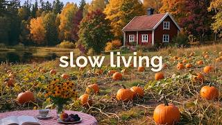 slow living autumn playlist 🍂 soft piano to calm your mind, reading & studying screenshot 5
