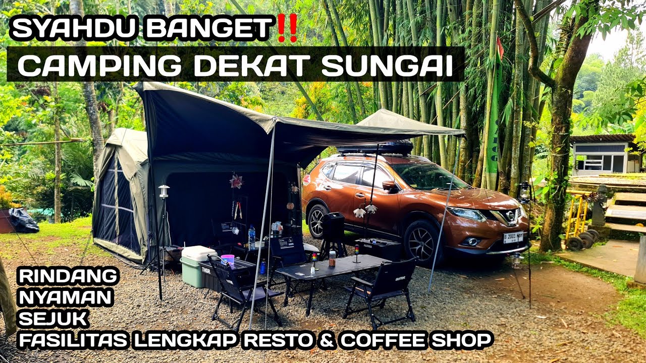 BIKIN BETAH‼️ CAMPING NYAMAN & RINDANG DEKAT SUNGAI ‼️ MEGAMENDUNG ‼️ TERAS GADOG CAMPING GROUND