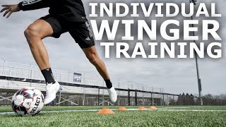 Individual Winger Training Session | How To Structure A Full Individual Football Training Session