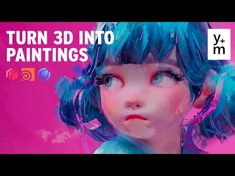 Painterly 3D in C4D and Houdini | YMA Painterly