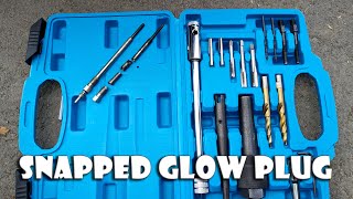 How to Remove Snapped in Half/Broken Glow Plug -  Vauxhall Astra H - Part 2