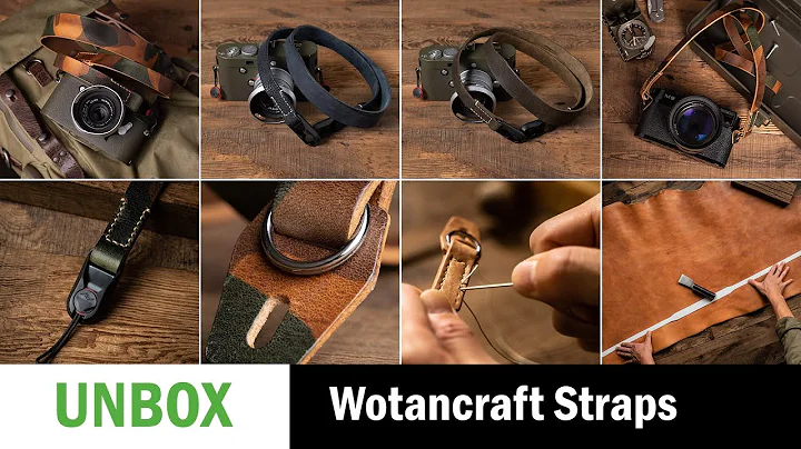 New Wotancraft Premium Leather Camera Neck and Wrist Straps