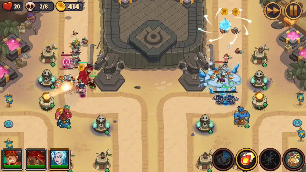 Realm Defense | World 3 | Level 70 | Campaign Mode | 3 Stars | No Spells | Sunstorm Sands