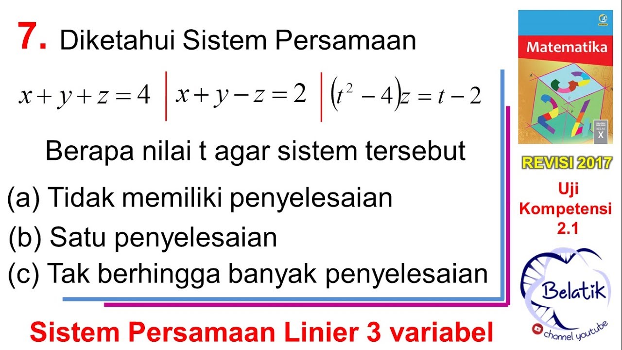 Soal Persamaan Kuadrat Dan Pembahasannya