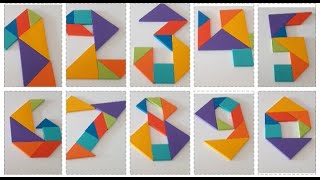 Tangram puzzles || Tangram Sets ||  Number puzzles  0-9 || Wooden puzzles || Blocks screenshot 3