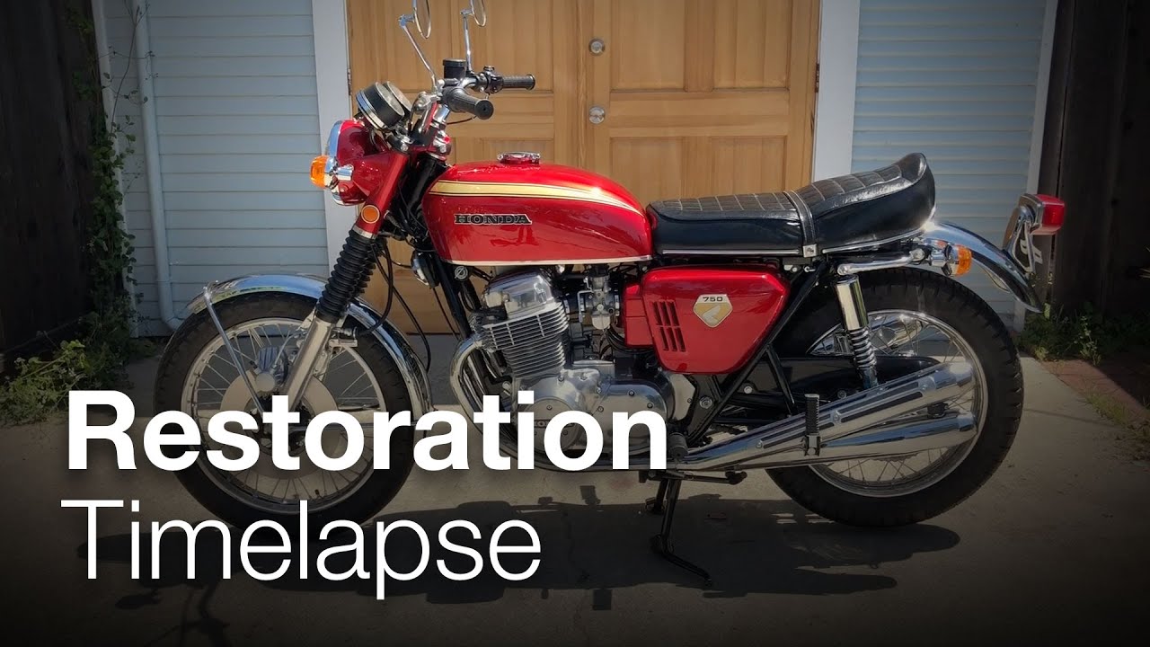 1969 Honda CB750 Sandcast Restoration Timelapse