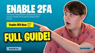 HOW TO ENABLE 2FA IN FORTNITE! (SUPER EASY)