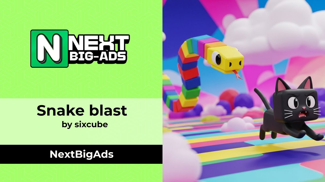 Snake blast by sixcube | NextBigAds | Ad Intelligence 