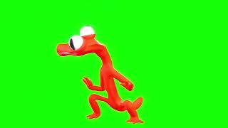 From Rainbow Orange Friend Green Screen