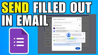 How To Send Google Forms That Can Be Filled Out In Email (2026) (Complete Guide)