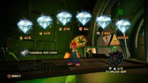 [Crash Bandicoot 4] NITRO PROCESSING - Perfect Relic (No death, All gems, All boxes)