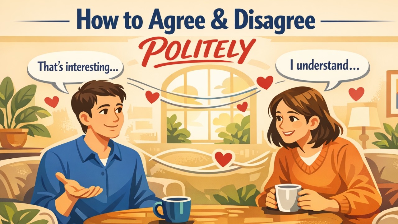 How to Agree and Disagree Politely in English | English Conversation ...