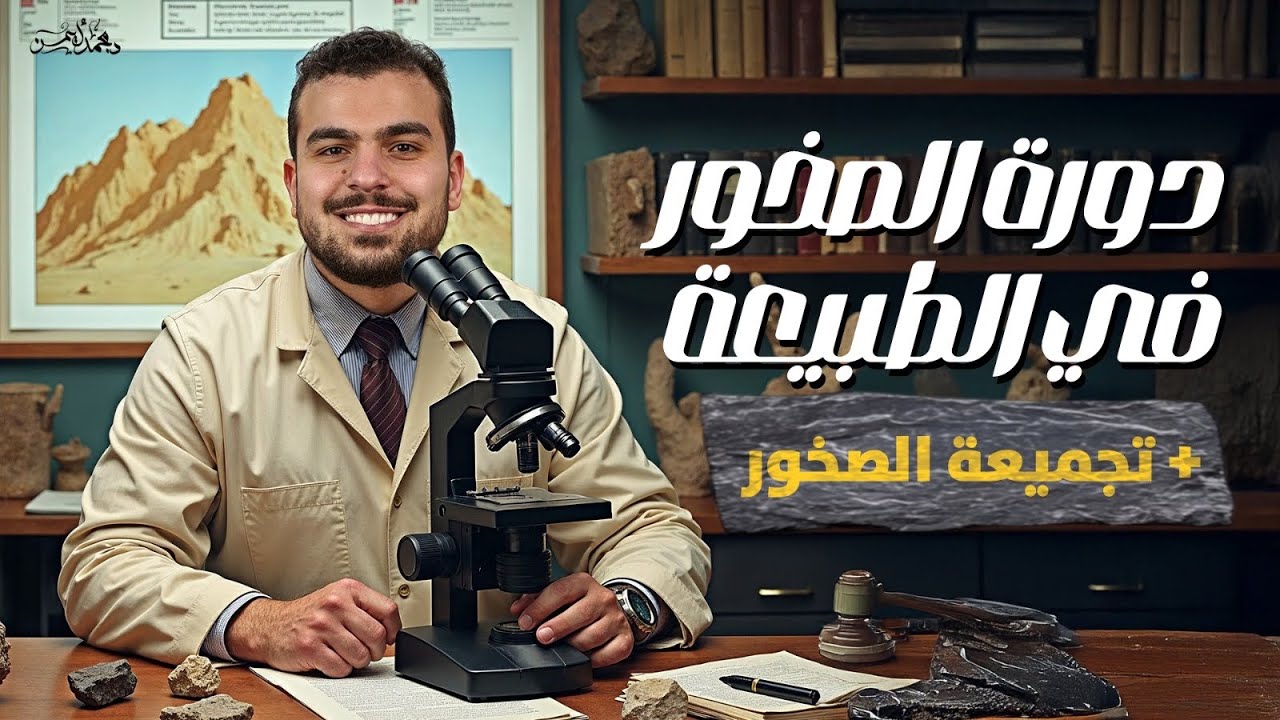 ختام الجيولوجيا - دورة الصخور فى الطبيعة .. تم بحمد الله 😍🥳