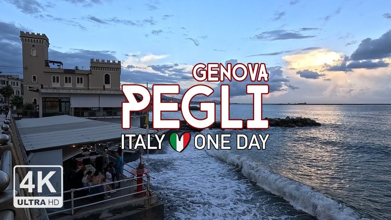 PEGLI GENOVA VIDEO 4K ITALY 🇮🇹 || #travel #citywalk #music #italy