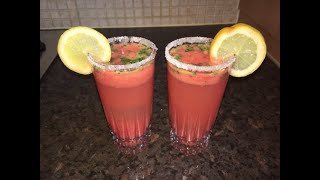 Watermelon and Orange Mocktail