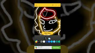 Drawing WonderWoman Dc Comics in Learn to Draw Glow Cartoon New Top Ten Trending App screenshot 5