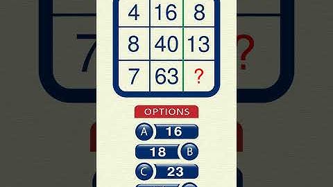 Can You Find the MISSING Number. Find Missing Value