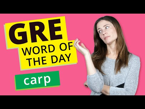 Video: Bagaimana Anda menggunakan carping dalam sebuah kalimat?