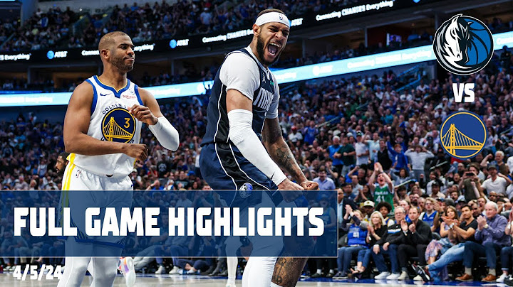 Dallas Mavericks Team Highlights vs. Golden State Warriors | 4/5/24