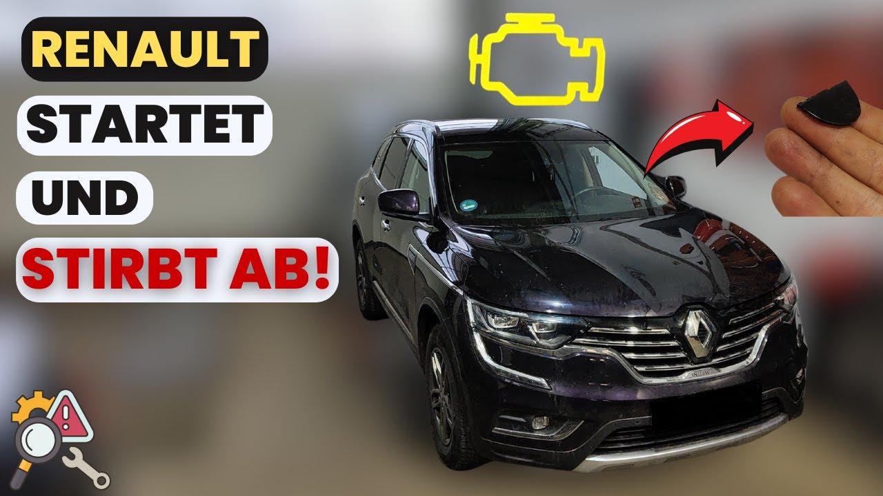 Renault Koleos 2 AGR-Fehler! 04027 EGR Ventil blockiert 24a767 startet und geht aus. Motorschaden?
